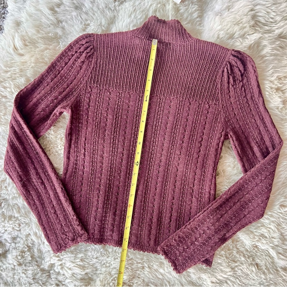 💋SOLD💋🍂🤎DÔEN ‘Minou’ Silk Baby Alpaca Brown Turtleneck M✨ - Picture 9 of 14